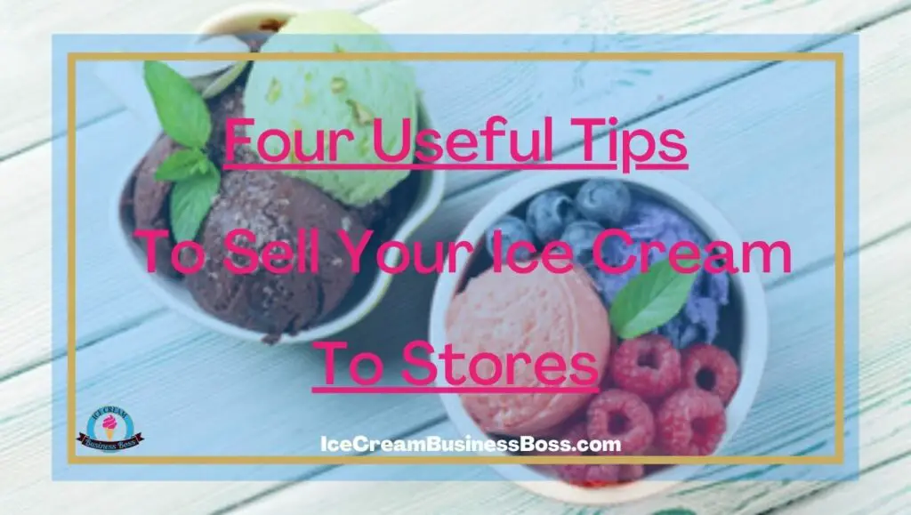 Four Useful Tips To Sell Your Ice Cream To Stores Ice Cream Business Boss